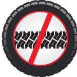 NO_Marking aerial work platform tyre No marking